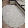 Длинноворсный Ковер Шагги Белый Овальный